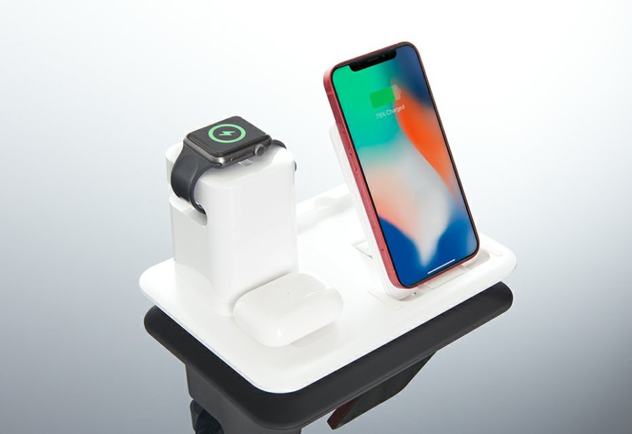 Gadgets Sharper Image | All-In-One Apple Charging Station By Sharper Image