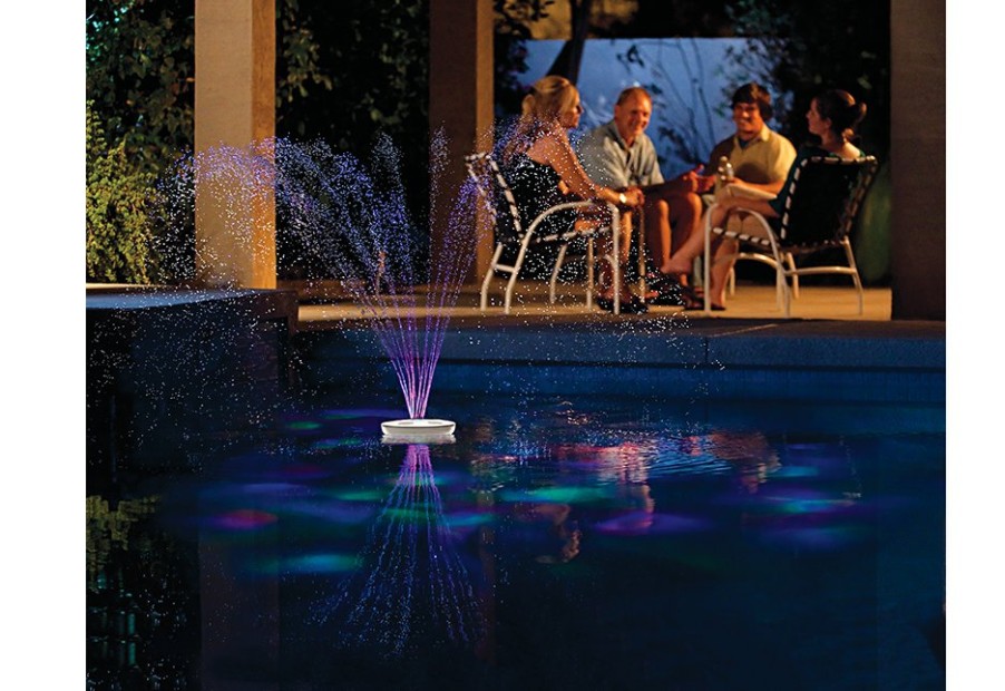 Outdoor Living Great American Merchandise & Events | Rechargeable Pool Fountain With Light Show